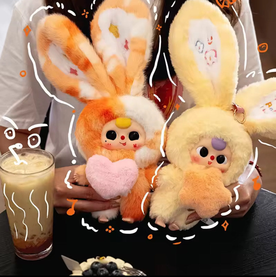 Baby Three Lily rabbit town v3 plush blindbox pendant