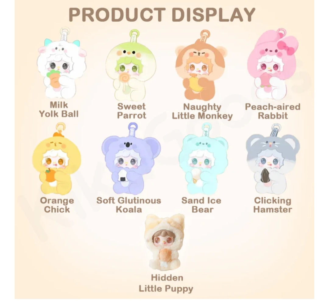 Yooki v10 plush pendant blindbox