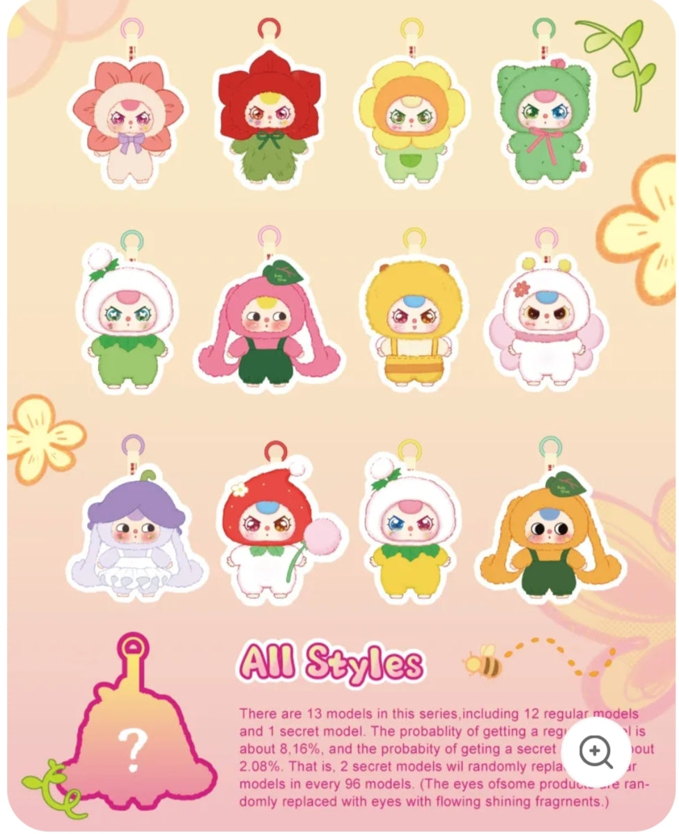 Babythree Where is spring? plush pendant