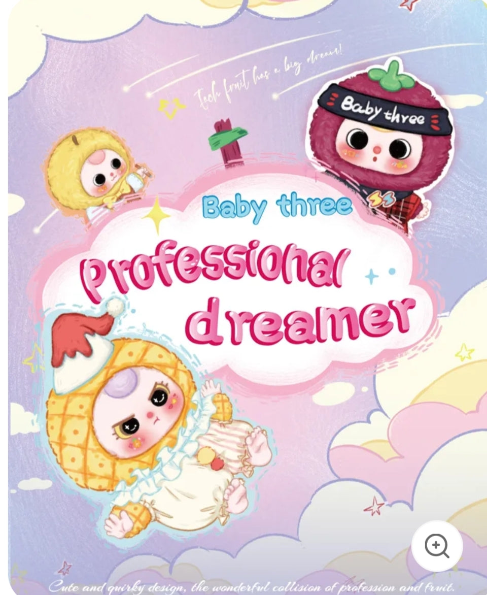 Babythree professional dreamer plush pendant blindbox