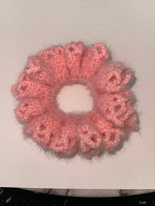 Extra large crocheted scrunchie