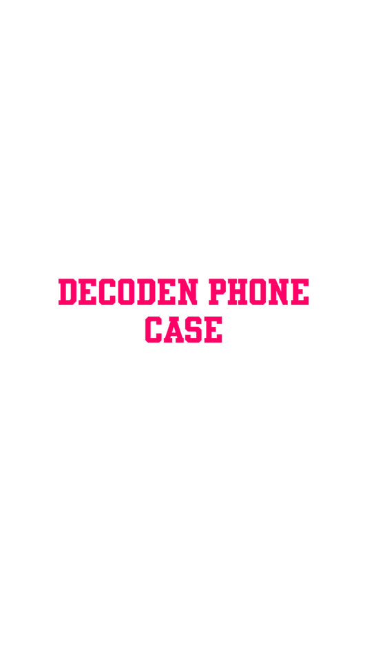 Decoden phone case