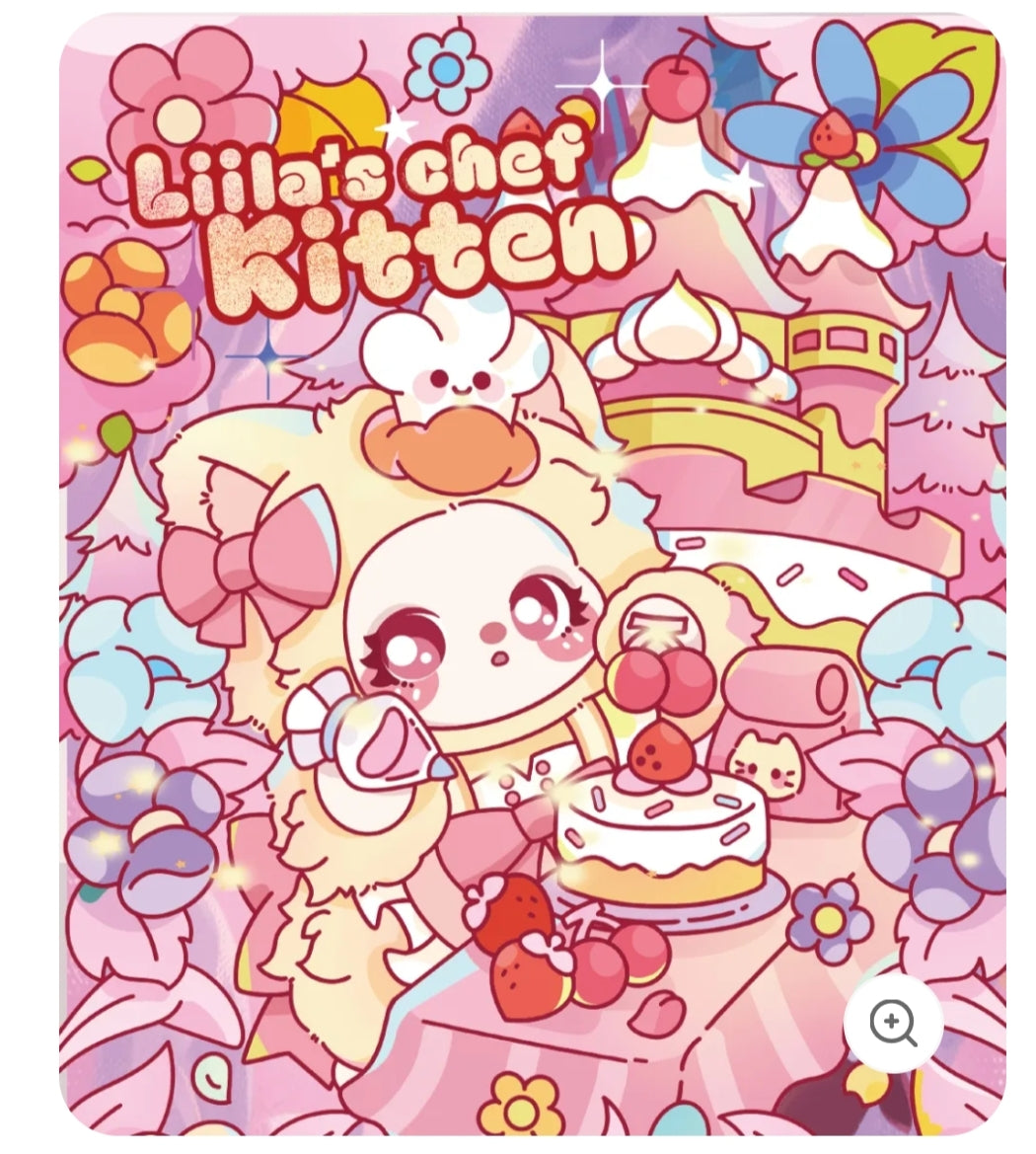 Liila's chef kitten plush pendant