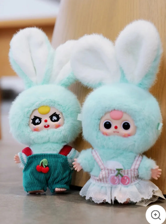 Babythree miniature bunny plush pendant